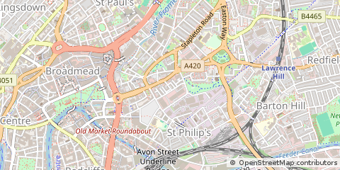 Map of Bristol