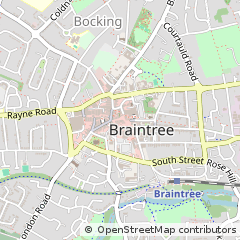 Map of Braintree, Essex