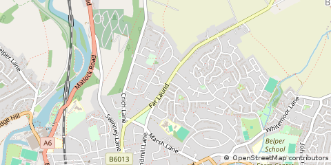 Map of Belper