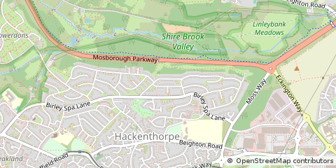 Map of Sheffield