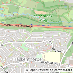 Map of Sheffield