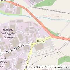 Map of Coalville, Leicestershire