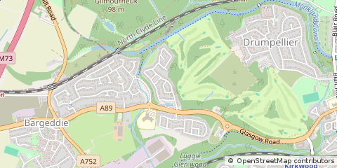 Map of Coatbridge