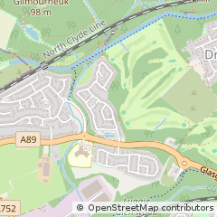 Map of Coatbridge