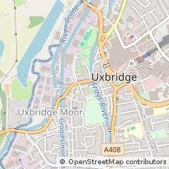Map of Uxbridge