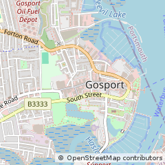 Map of Gosport, Hampshire