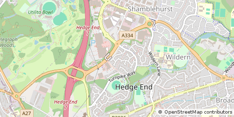 Map of Southampton, Hampshire