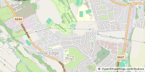 Map of Brighouse, West Yorkshire