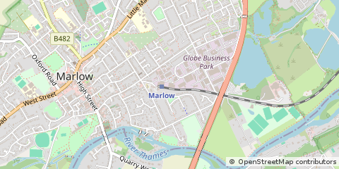 Map of Marlow