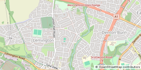 Map of Newcastle Upon Tyne
