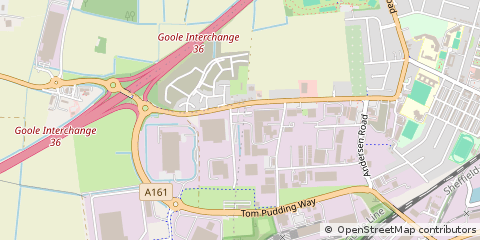 Map of Goole, North Humberside