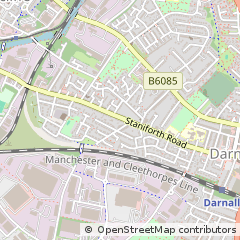 Map of Sheffield