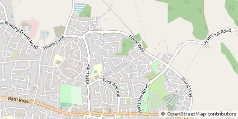 Map of Thatcham, Berkshire