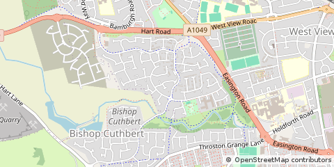 Map of Hartlepool