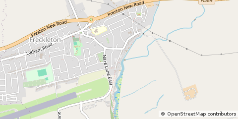 Map of Preston, Lancashire