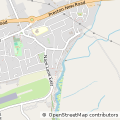 Map of Preston, Lancashire