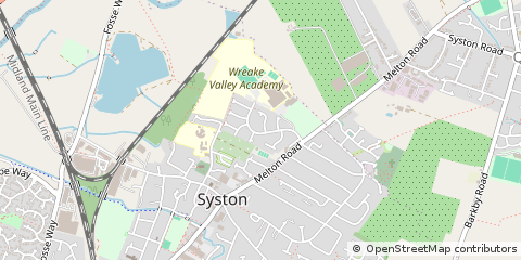 Map of Leicester