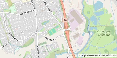 Map of Leicester