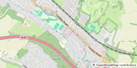 Map of High Wycombe