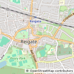 Map of Surrey