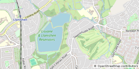 Map of Cardiff