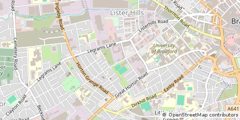 Map of Bradford