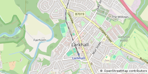 Map of Larkhall