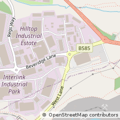 Map of Coalville, Leicestershire