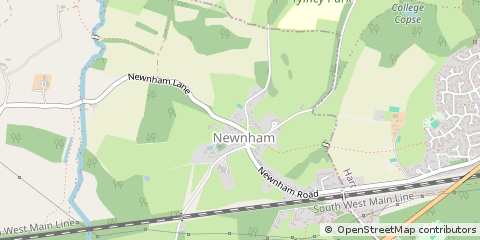 Map of Hook, Hampshire