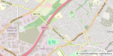 Map of Morley Leeds, West Yorkshire