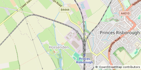 Map of Princes Risborough, Buckinghamshire