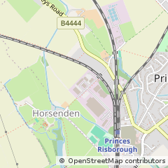 Map of Princes Risborough, Buckinghamshire