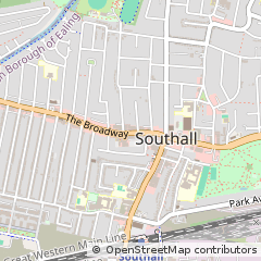 Map of Southall