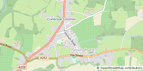 Map of Cranbrook, Kent