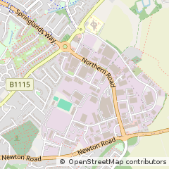 Map of Sudbury, Suffolk