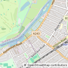 Map of Surbiton