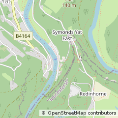 Map of Ross on WYE, Herefordshire