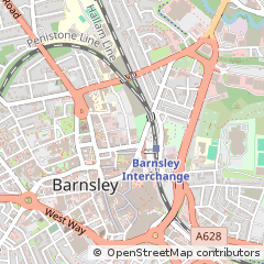 Map of Barnsley