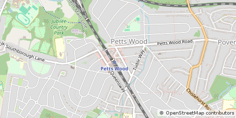 Map of Petts Wood, Kent
