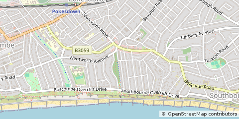 Map of Bournemouth