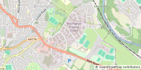 Map of Bristol, Avon