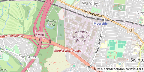 Map of Worsley, Manchester