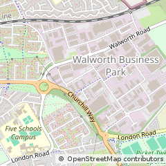 Map of Andover, Hampshire