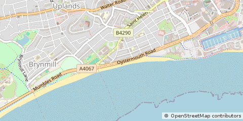 Map of Swansea