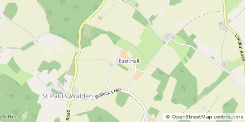 Map of Hitchin, Hertfordshire