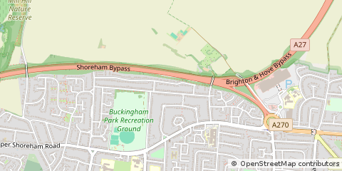 Map of Shoreham-by-SEA
