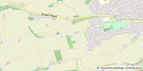 Map of Sheffield, South Yorkshire