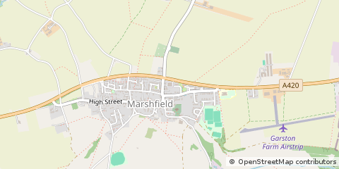 Map of Chippenham, Wiltshire