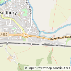 Map of OLD Sodbury, South Gloucestershire