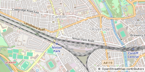 Map of South Glamorgan